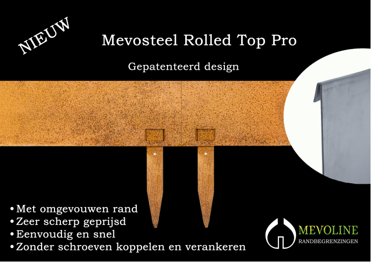 AMEVO introduceert de Mevosteel Rolled Top PRO!